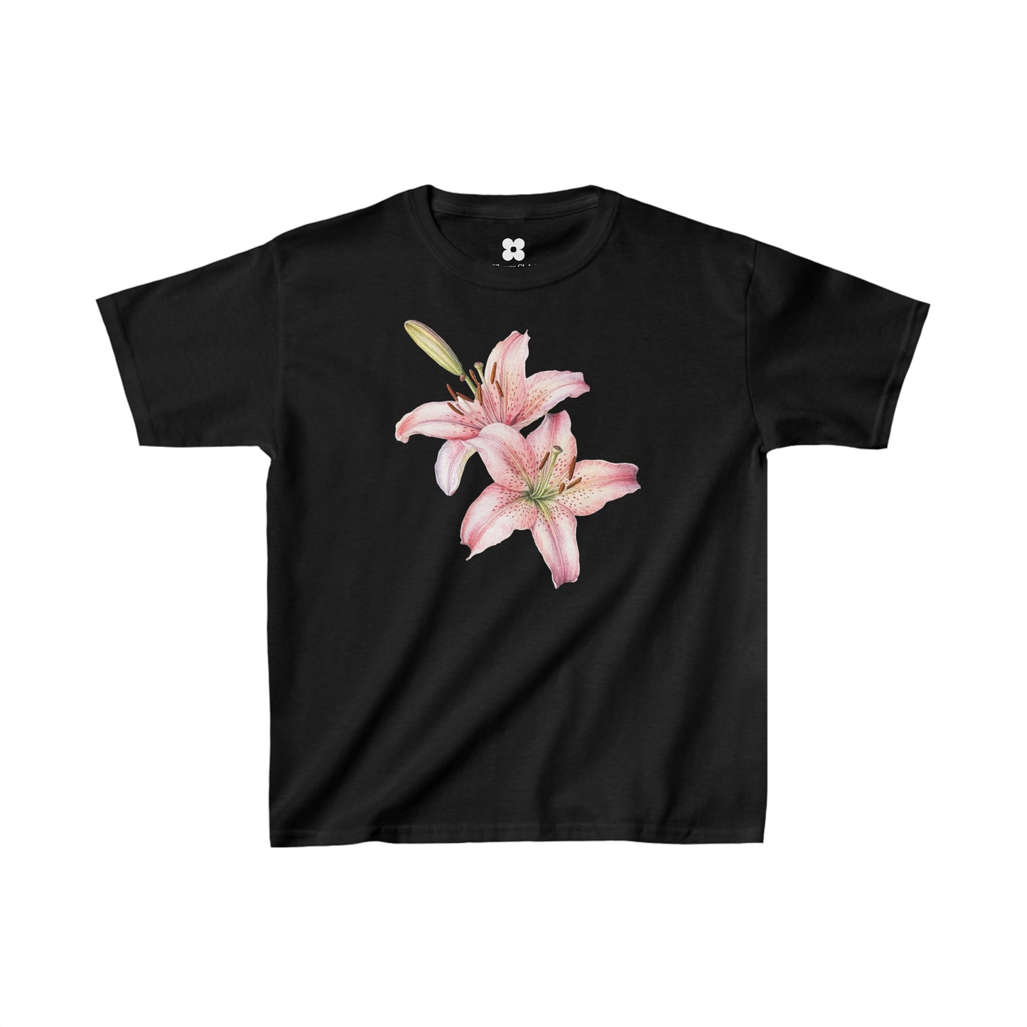 Lily Flower Baby Tee - Kids clothes