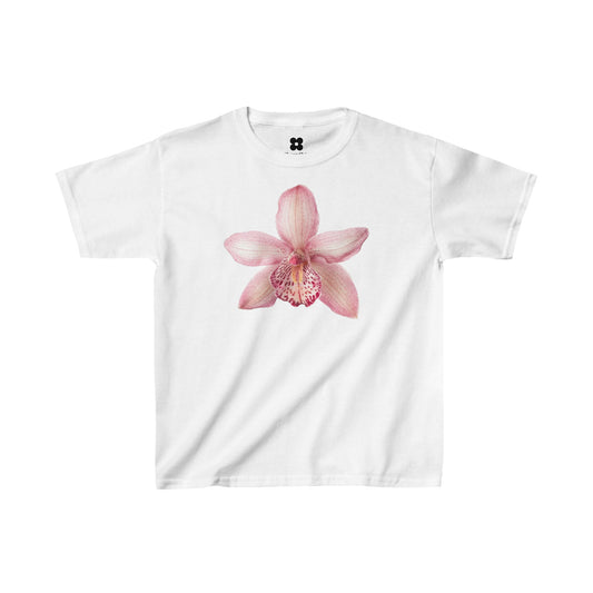 Orchid Flower Baby Tee - Kids clothes