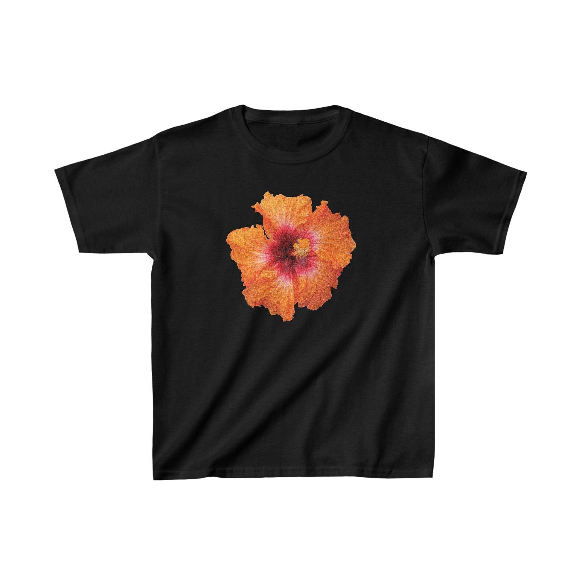 Tropical Flower Baby Tee - Kids clothes