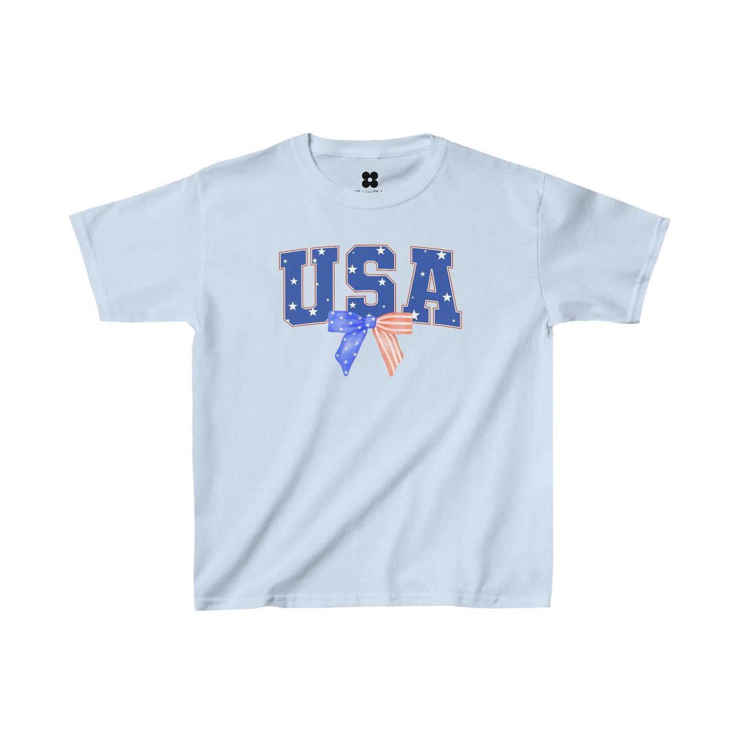 Coquette Bow USA Graphic Baby Tee