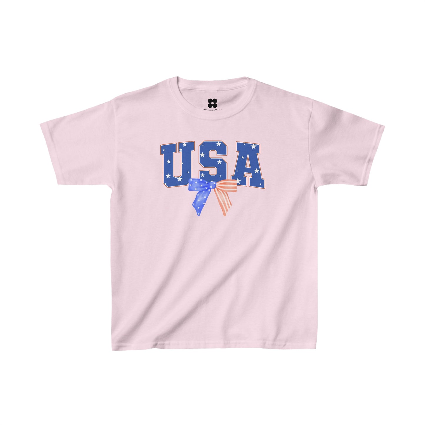 Coquette Bow USA Graphic Baby Tee