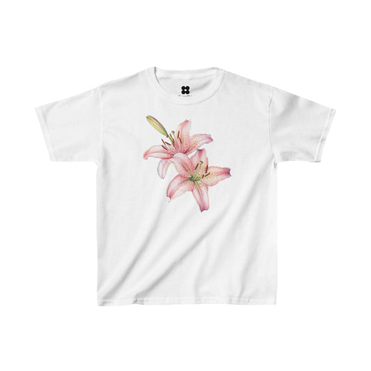 Lily Flower Baby Tee - Kids clothes