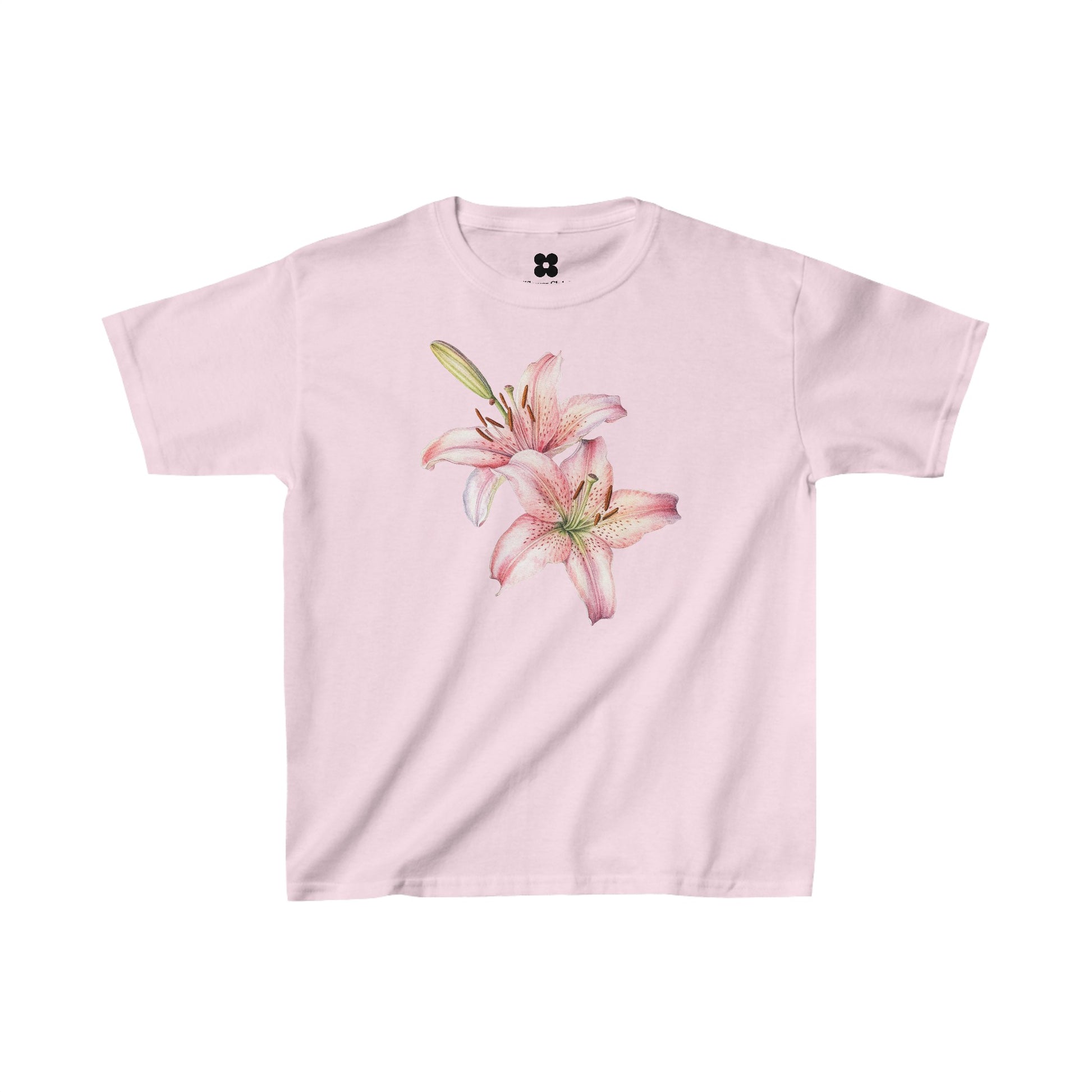 Lily Flower Baby Tee - Kids clothes