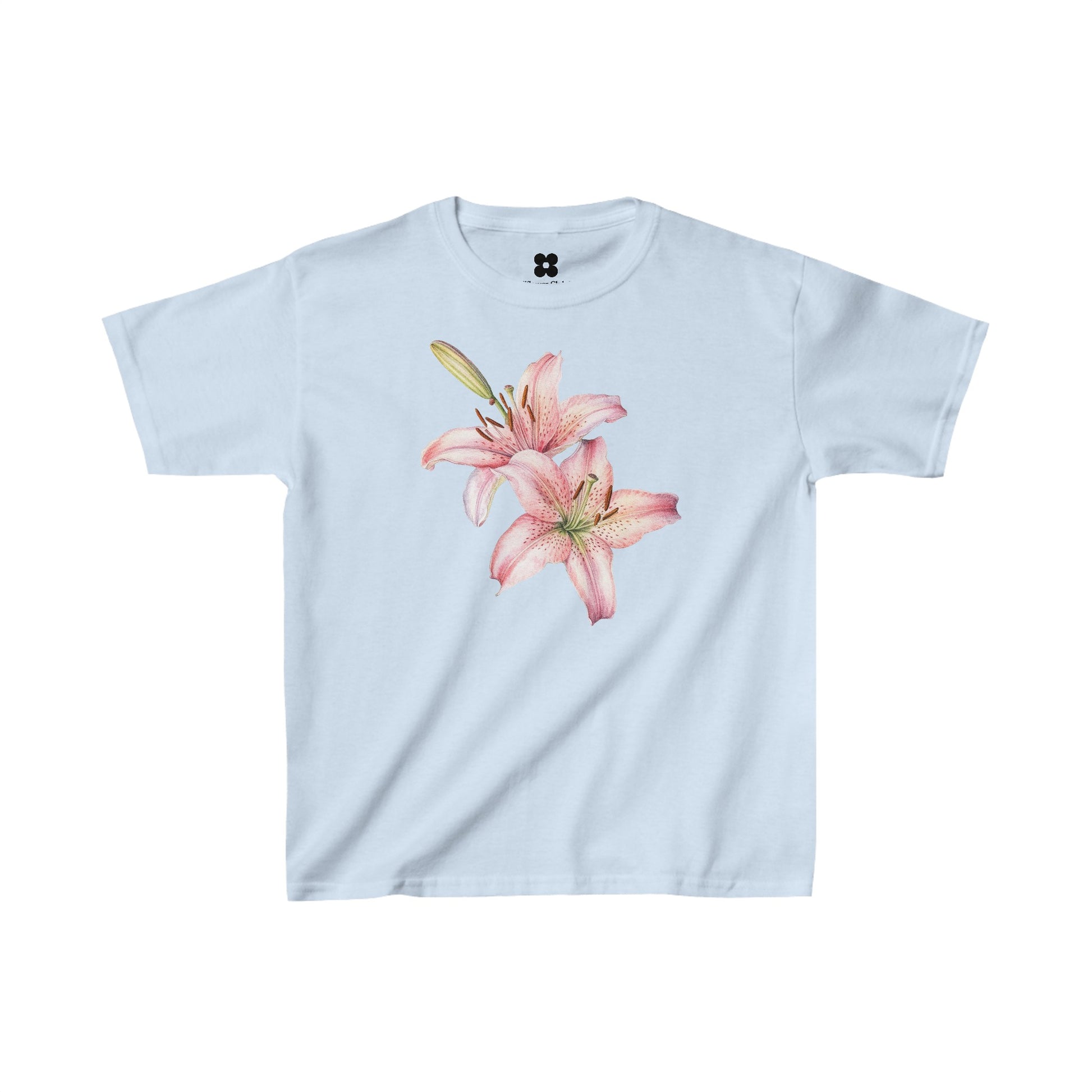 Lily Flower Baby Tee - Kids clothes